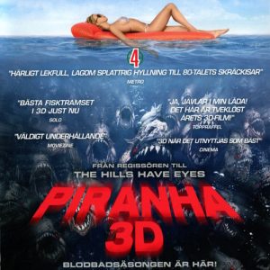 Bluray - Piranha 3D front cover