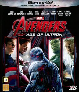 Bluray - Avengers - Age of Ultron (3D) front cover