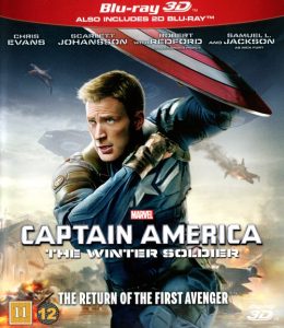 Bluray - Captain America: The Winter Soldier (3D) front cover