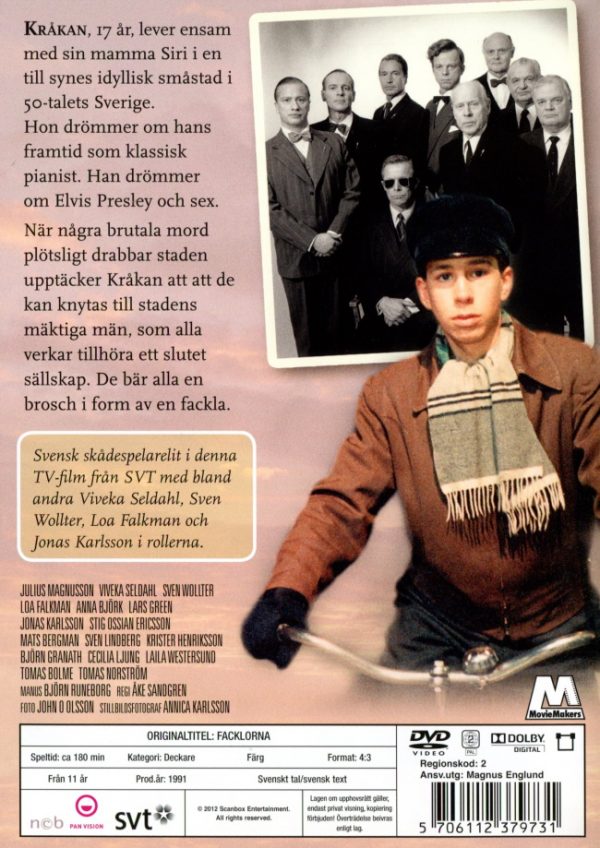 DVD - Facklorna (Sven Wollter) (Miniserie) (1991) baksida