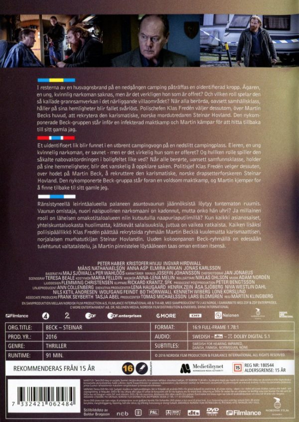 DVD - Beck # 32 : Steinar baksida