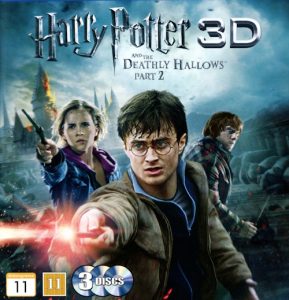 Bluray - Harry Potter och Dödsrelikerna: Del 2 (3D) framsida