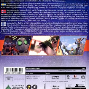 Bluray - Ratchet & Clank baksida