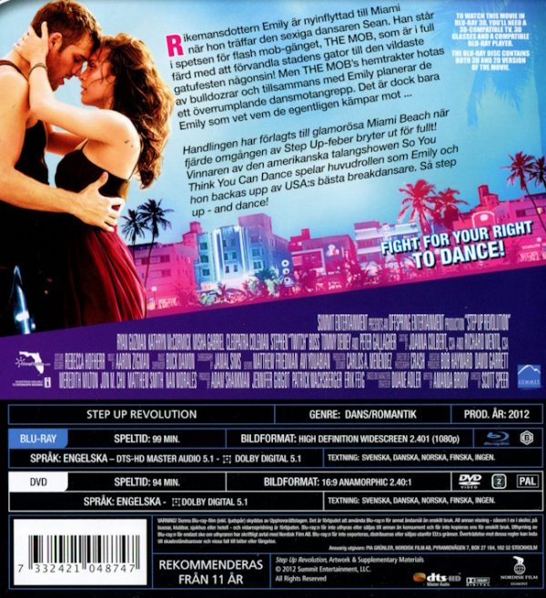 Bluray - Step Up Revolution (3D) back cover