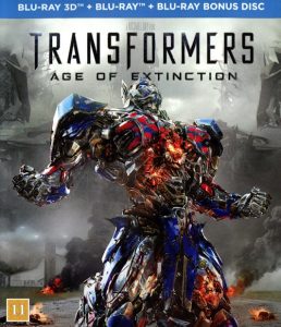 Bluray - Transformers - Age Of Extinction (3-disc) (3D) front cover