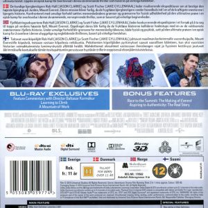 Bluray - Everest (3D) back cover