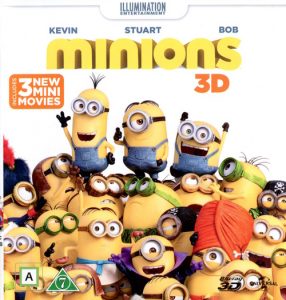 Bluray - Minioner (3D) front cover