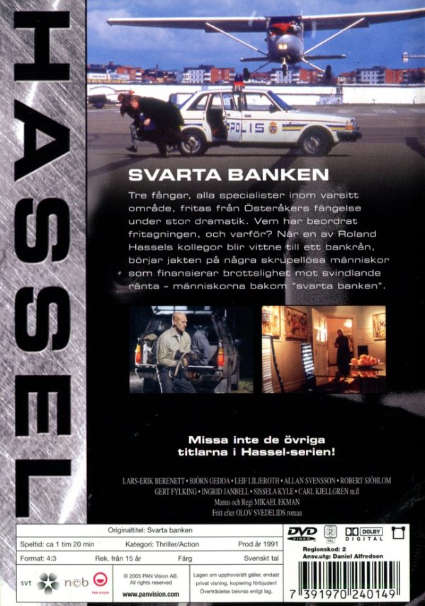 DVD - Hassel: Svarta banken baksida