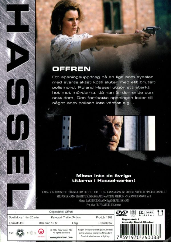 DVD - Hassel: Offren baksida
