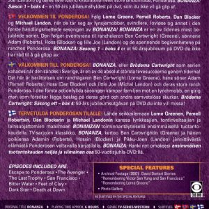 DVD - Bröderna Cartwright - Säsong 1 (Box 4) baksida
