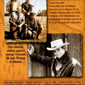 DVD - Bröderna Cartwright - Desert Justice back cover