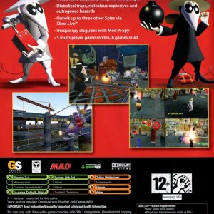 XBOX - Spy vs. Spy back cover