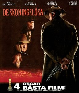 Bluray - De Skoningslösa (Clint Eastwood) framsida