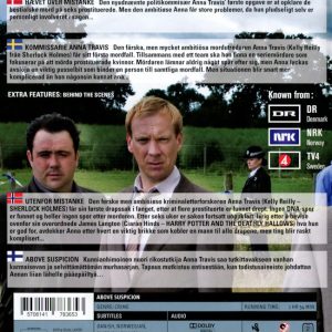 DVD - Above Suspicion 1 - Case of the Copycat Murderer (Miniserie) baksida
