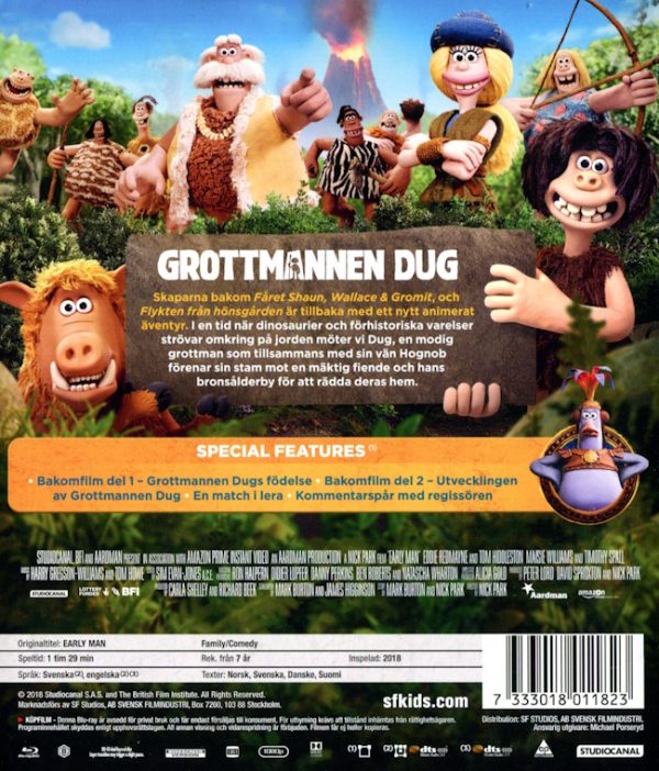 Bluray - Grottmannen Dug baksida