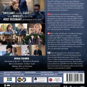 Bluray - Mare of Easttown (Kate Winslet) back cover