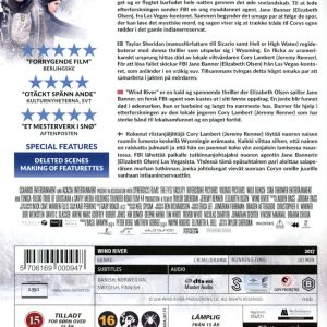 Bluray - Wind River (Jeremy Renner) back cover