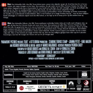 DVD – Blue (Terence Stamp) (1967) back cover