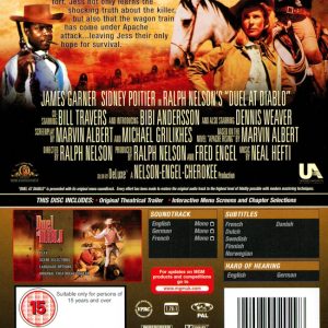 DVD – Duel at Diablo (James Garner) (1966) back cover
