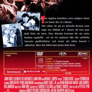 DVD – Flykt genom öknen (John Wayne) (1948) baksida