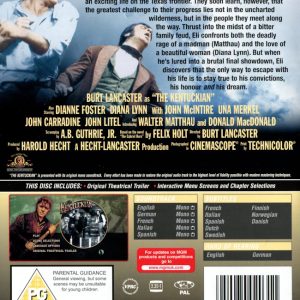 DVD – Kentuckian (Burt Lancaster) (1955) back cover