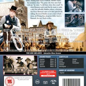 DVD – Lawman (Burt Lancaster) (1971) back cover