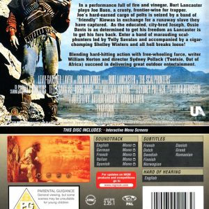 DVD – Scalphunters (Burt Lancaster) (1968) back cover