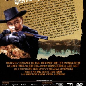 DVD – Virginian: Hjälten från Virginia (1946) back cover