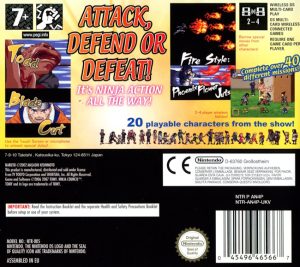 Nintendo DS - Naruto: Ninja Council back cover