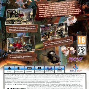 Playstation 4 - Flockers back cover