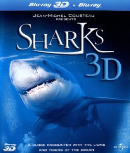 Bluray - Sharks 3D front cover