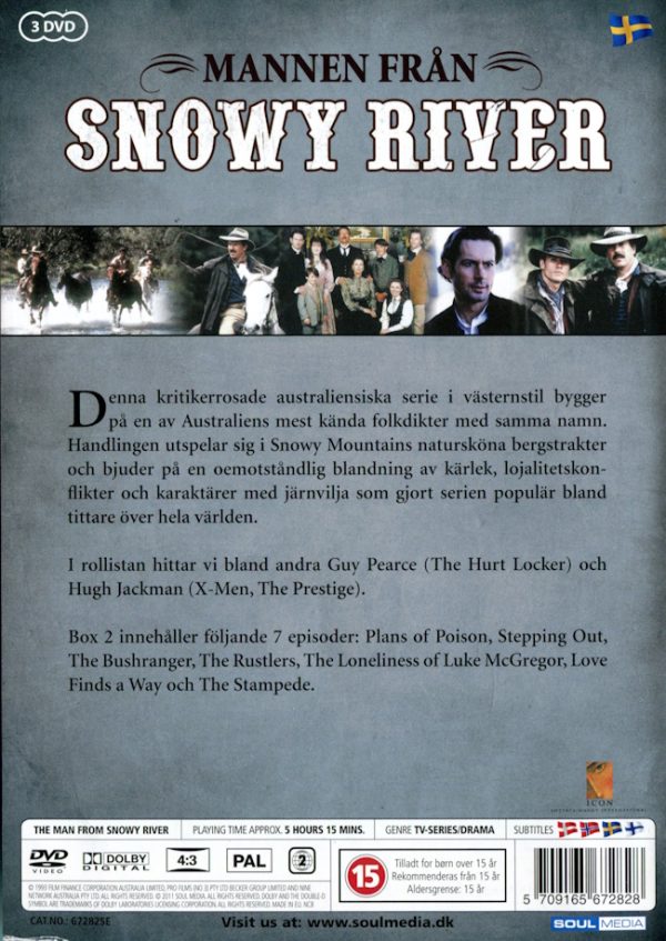 DVD - Mannen Från Snowy River: The McGregor Saga - Säsong 1 Box 2 baksida