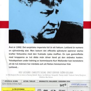 DVD – Wallander # 02 : Hundarna i Riga (Rolf Lassgård) baksida