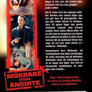 DVD - Mördare utan ansikte (Rolf Lassgård) baksida