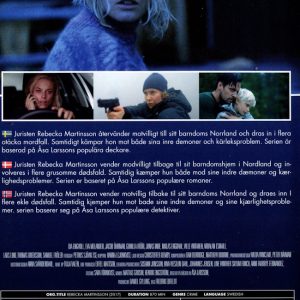 DVD - Rebecka Martinsson: Säsong 1 (2-disc) baksida