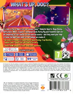 Playstation Vita - Looney Tunes: Galactic Sports baksida