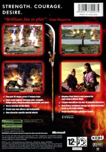 XBOX - Dynasty Warriors 4 baksida