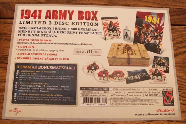 1941 - Army Box Limited Edition (3-disc) baksida