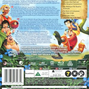Bluray - Vägen till El Dorado (Road to El Dorado) baksida