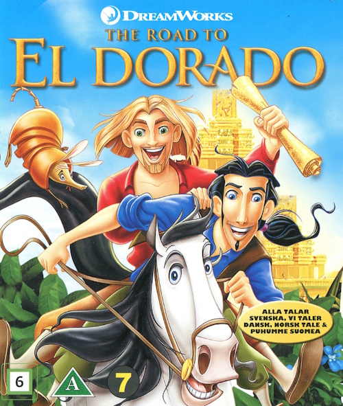 vagen-till-el-dorado-road-to-el-dorado-bluray-fram Bluray - Vägen till El Dorado (Road to El Dorado) framsida