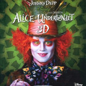 Bluray - Alice i Underlandet (Johnny Depp) (2010) (3D) framsida