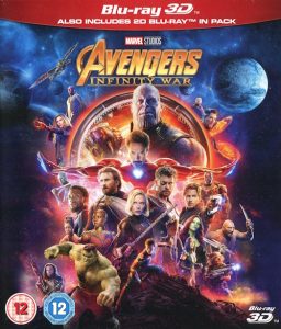 Bluray - Avengers: Infinity War (3D) framsida