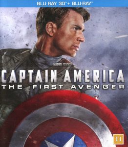 Bluray - Captain America: The First Avenger (3D) framsida