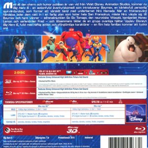 Bluray - Disney Klassiker 53: Big Hero 6 (3D) baksida
