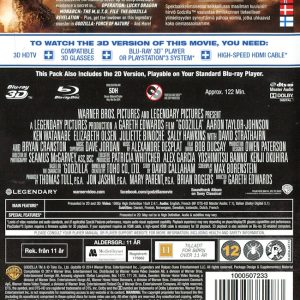 Bluray - Godzilla (2014) (3D) baksida