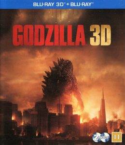 Bluray - Godzilla (2014) (3D) framsida