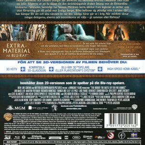 Bluray - Hobbit: Femhäraslaget (3D) baksida