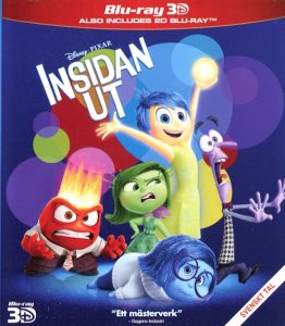 Bluray - Insidan ut (3D) framsida