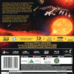 Bluray - Our Universe 3D baksida
