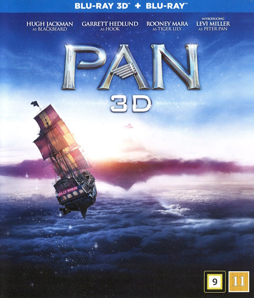 pan-2015-3d-bluray-fram Bluray - Pan (2015) (3D) framsida